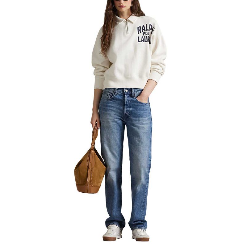 Polo Ralph Lauren Logo Fleece Quarter-Zip image number 3