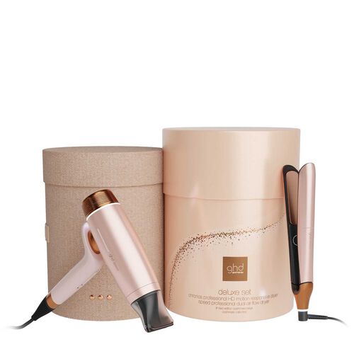 ghd Deluxe Gift Set in Cashmere Beige