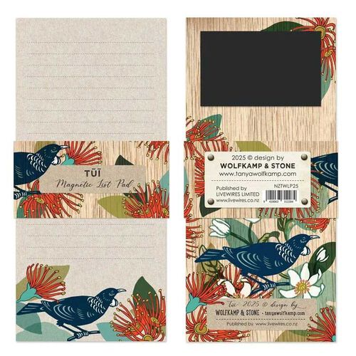 Tanya Wolfkamp Tui Magnetic List Pad