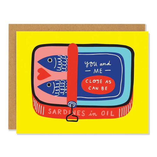 Badger & Burke Sardines Card