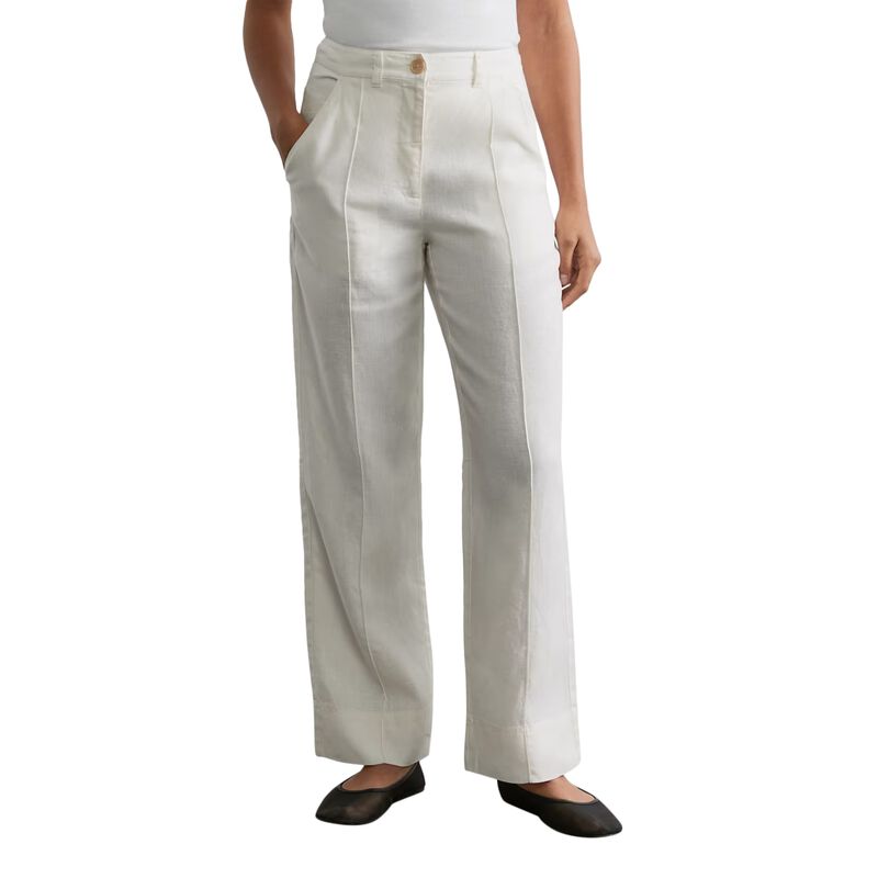JAG Kayla Linen Pintuck Pant image number 4