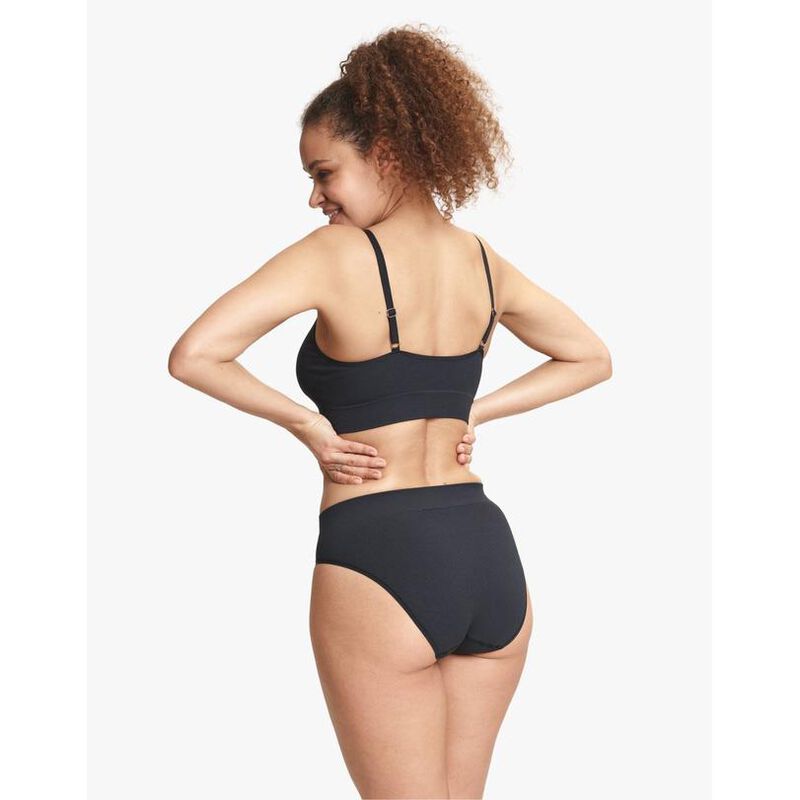Elle 2 Pack Rib High Waisted Brief image number 2
