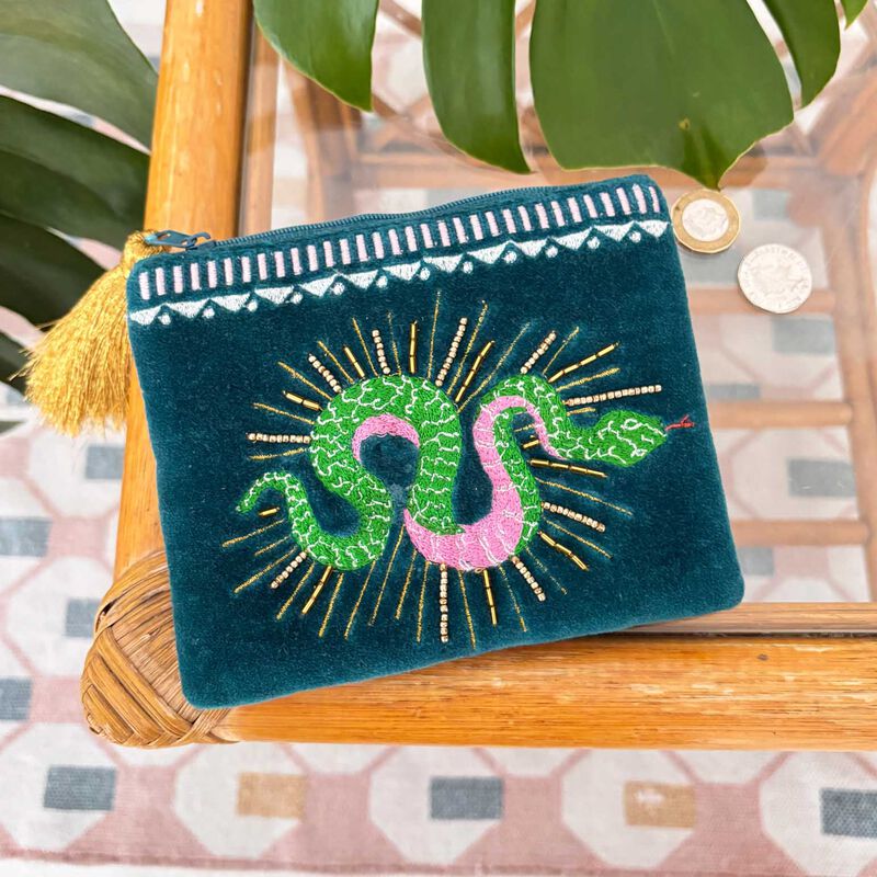 House Of Disaster Inked Snake Pouch image number 1