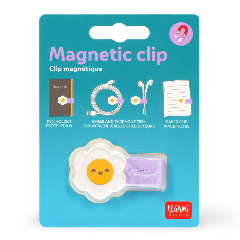 Legami Daisy Magnetic Clip image number 1