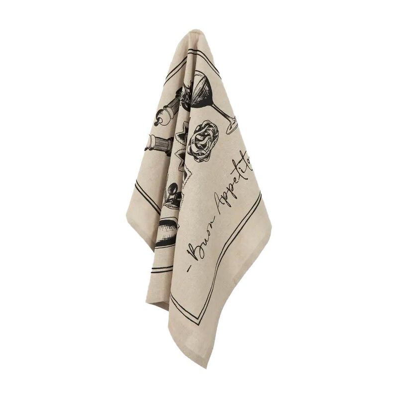 Wallace Cotton Al Dente Linen Tea Towel image number 0
