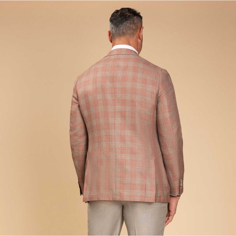 Rembrandt Malta Pink & Sage Glen Check Blazer image number 1