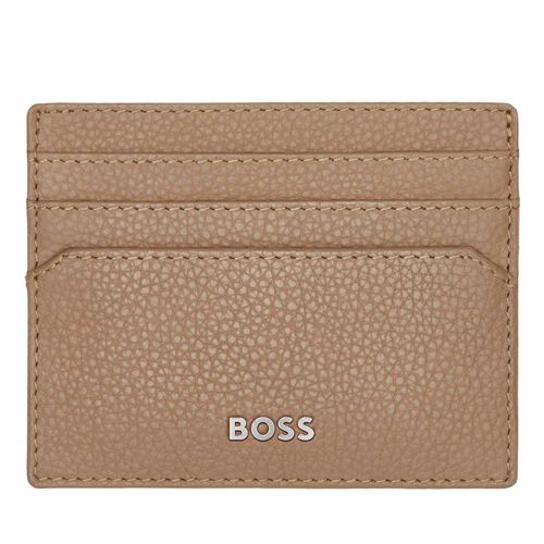 Hugo Boss Card Holder Classic Grained Camel