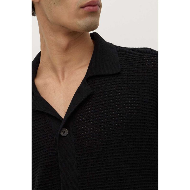 Assembly Label Peyton Knit Shirt Black image number 2