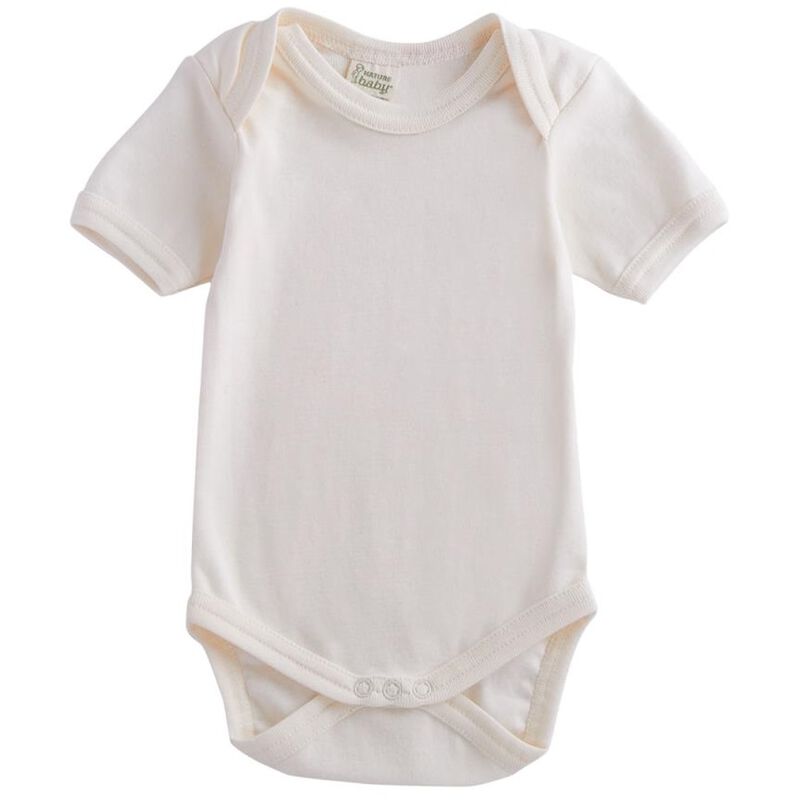 Nature Baby Organic Cotton S/S Bodysuit image number 2