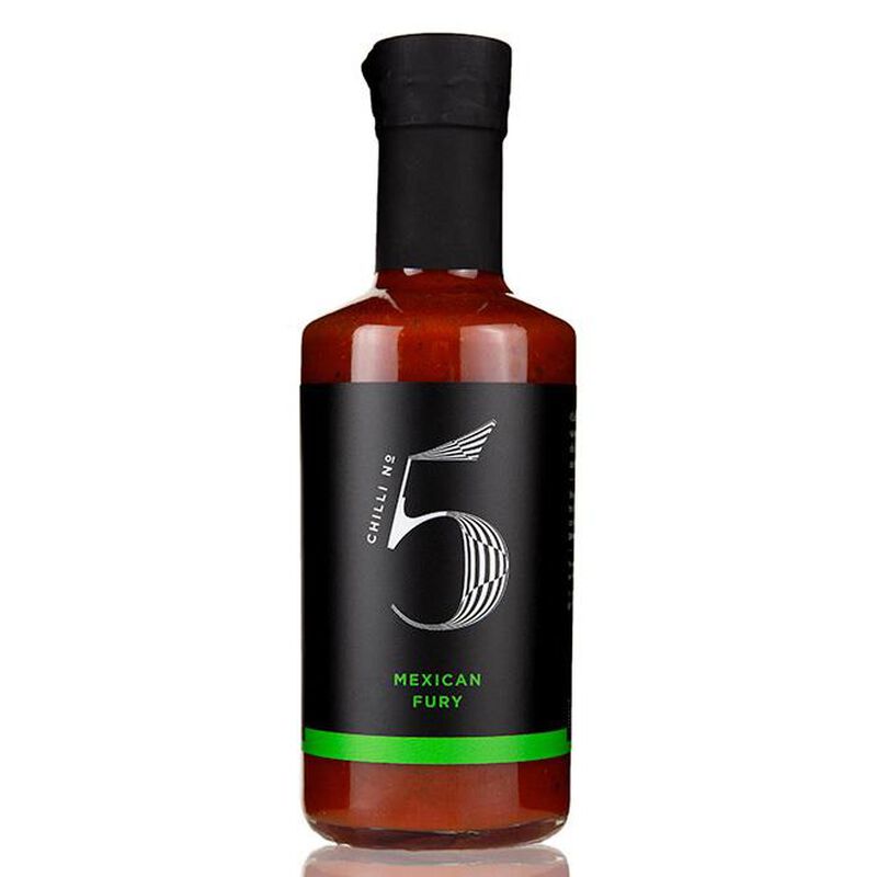 Chilli No. 5 Mexican Fury Mexican Tex-Mex Hot Sauce Bottle 200ml image number 0