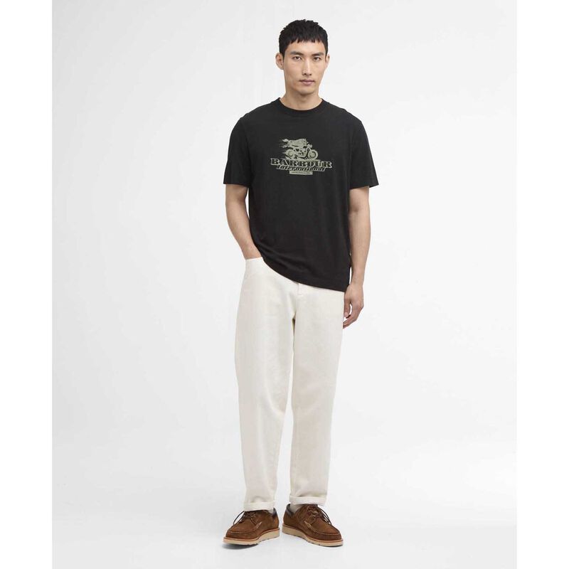 Barbour International Dukes Cafe Graphic T-Shirt image number 3