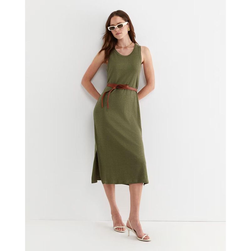 Sportscraft Tonia Linen Tank Dress image number 3
