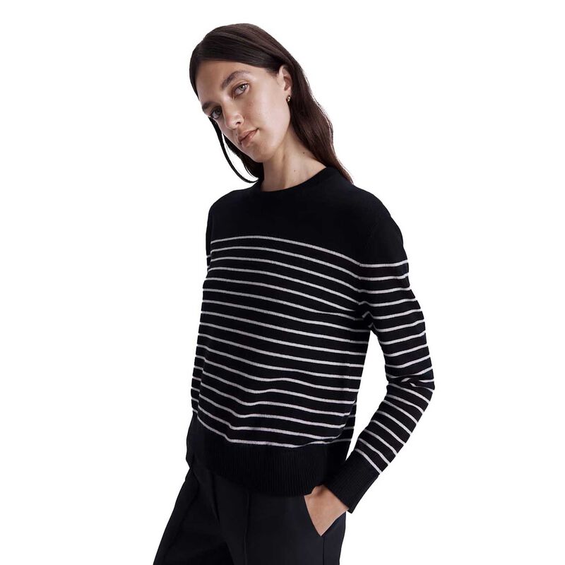 SABA SABA Nora Wool Cashmere Stripe Knit image number 0
