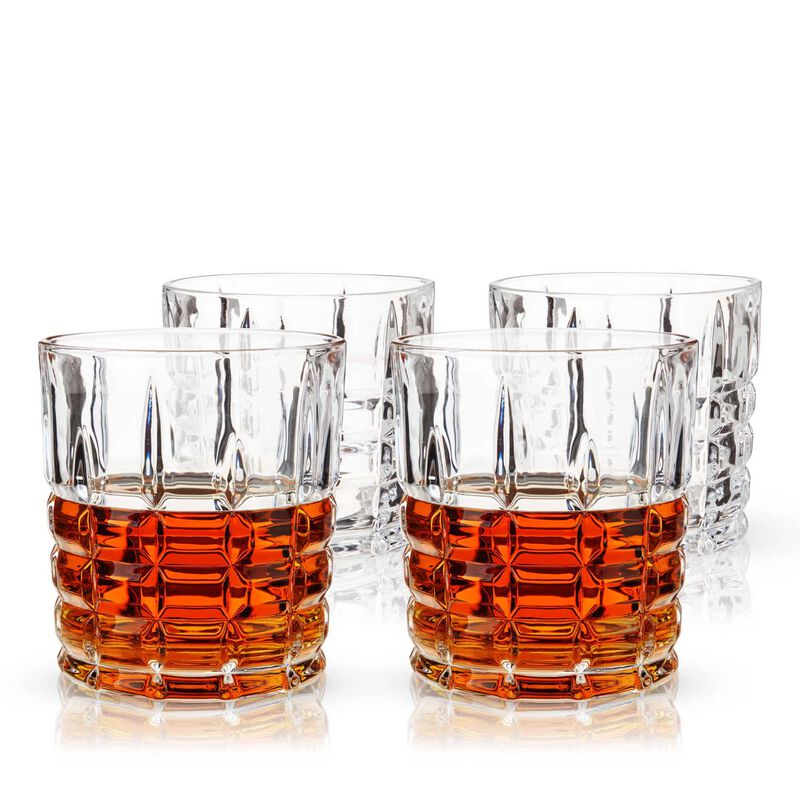 Viski Highland Crystal Dof Tumblers Set Of 4 image number 2