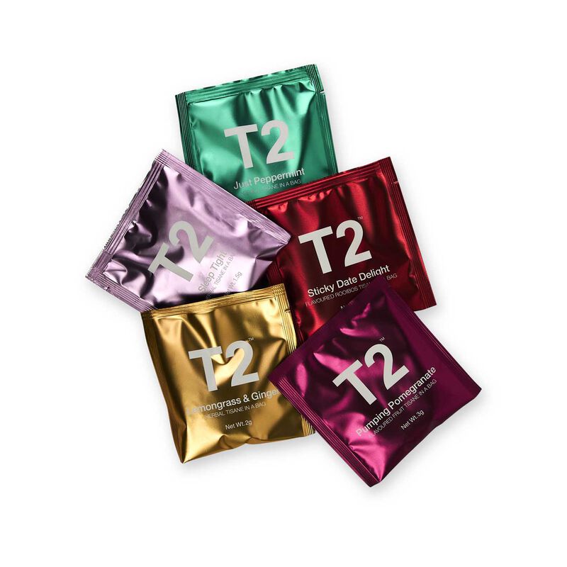 T2 A Compilation for the Curious 20 Tea Bag Tin image number 2