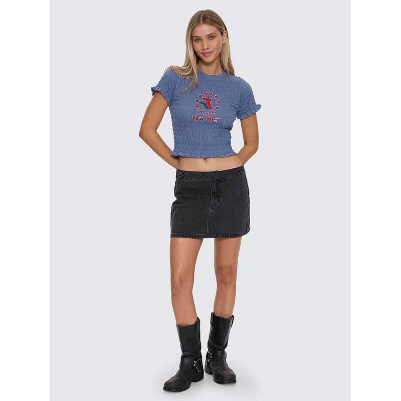 Thrills Against All Odds Shirred Tee image number 3