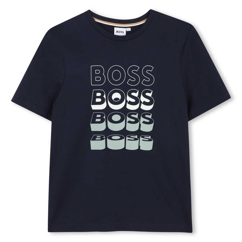BOSS Short Sleeves Tee-Shirt 4Y-5Y image number 0