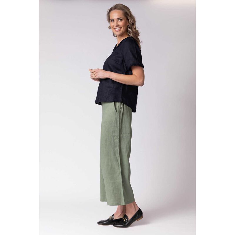 B Essentials By Ballantynes Linen Pant image number 2