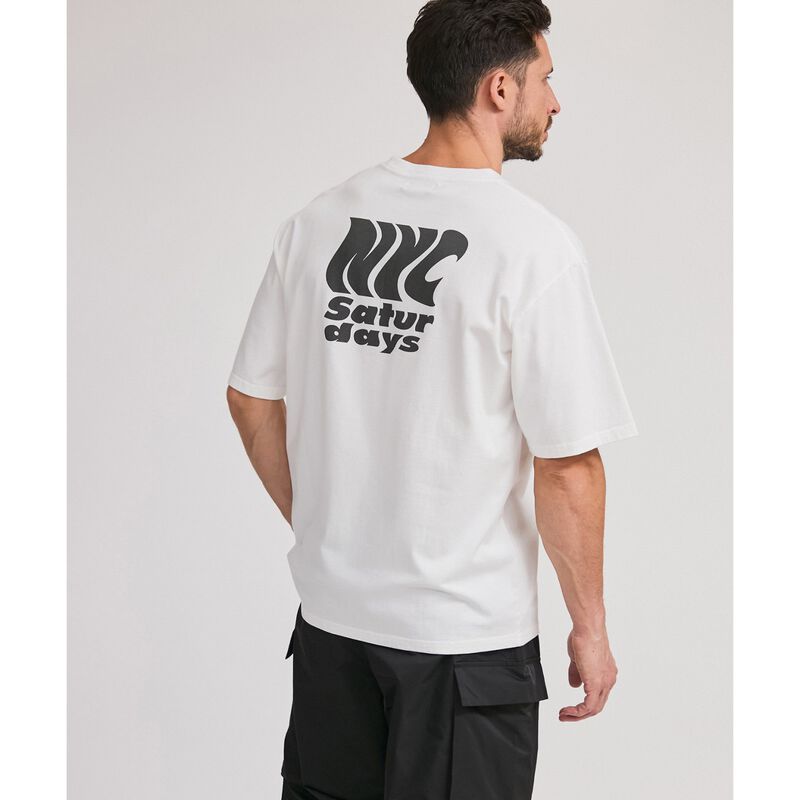 Saturdays NYC Wavy Saturdays S/S Tee image number 1