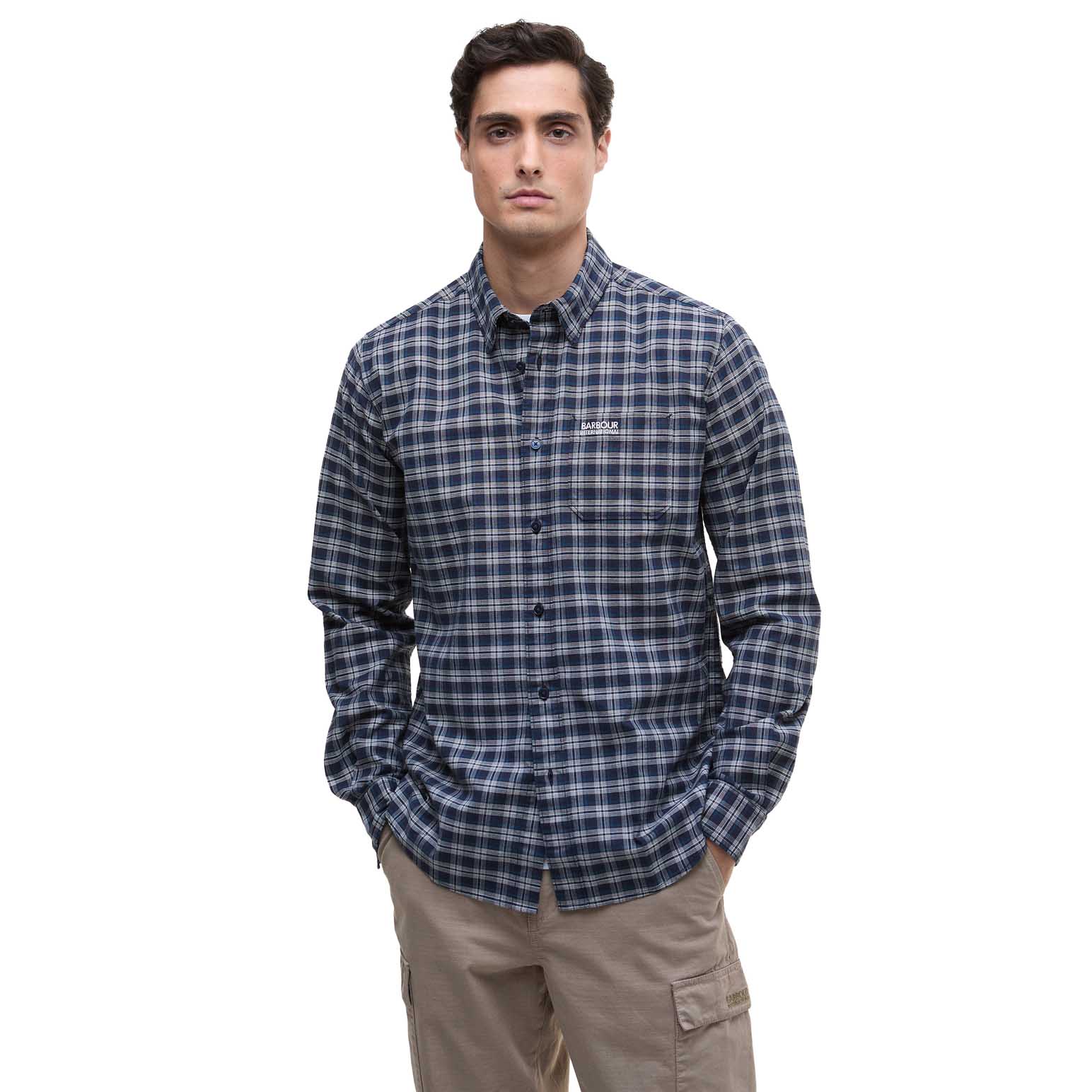 Barbour International Hawks Check Oxford Shirt