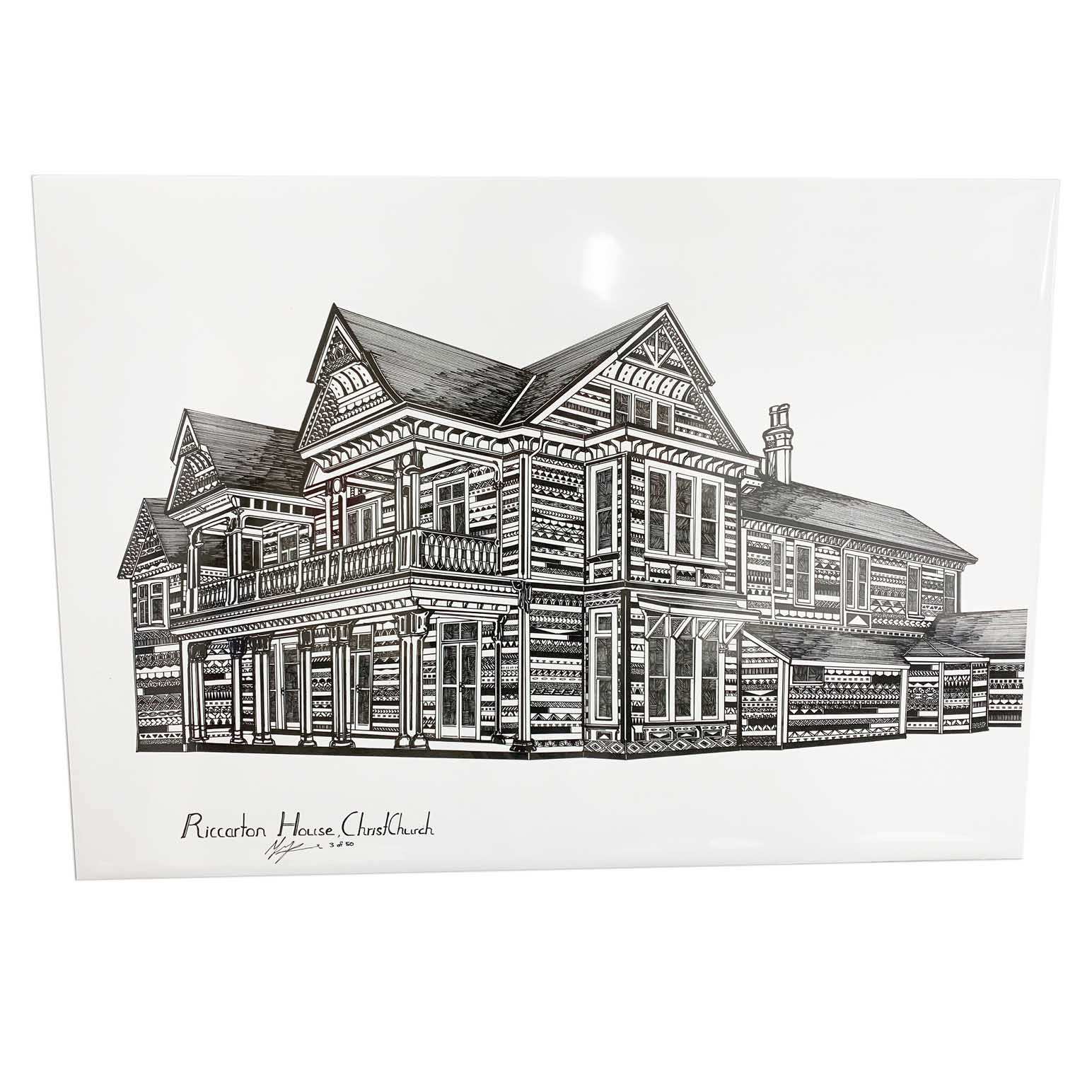 Nathan Kaye Limited Edition Unframed A2 Print Riccarton House