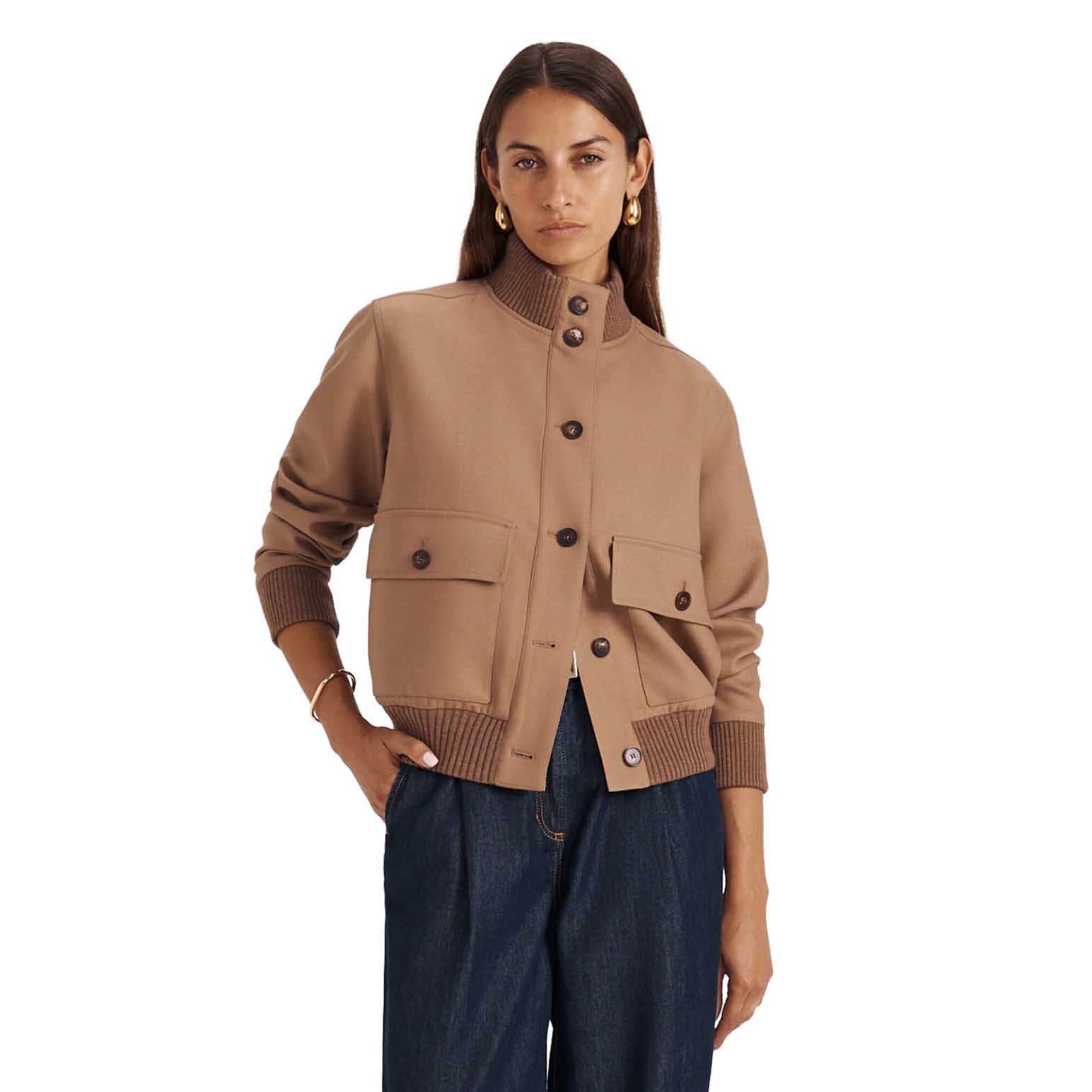 SABA Fae Wool Bomber