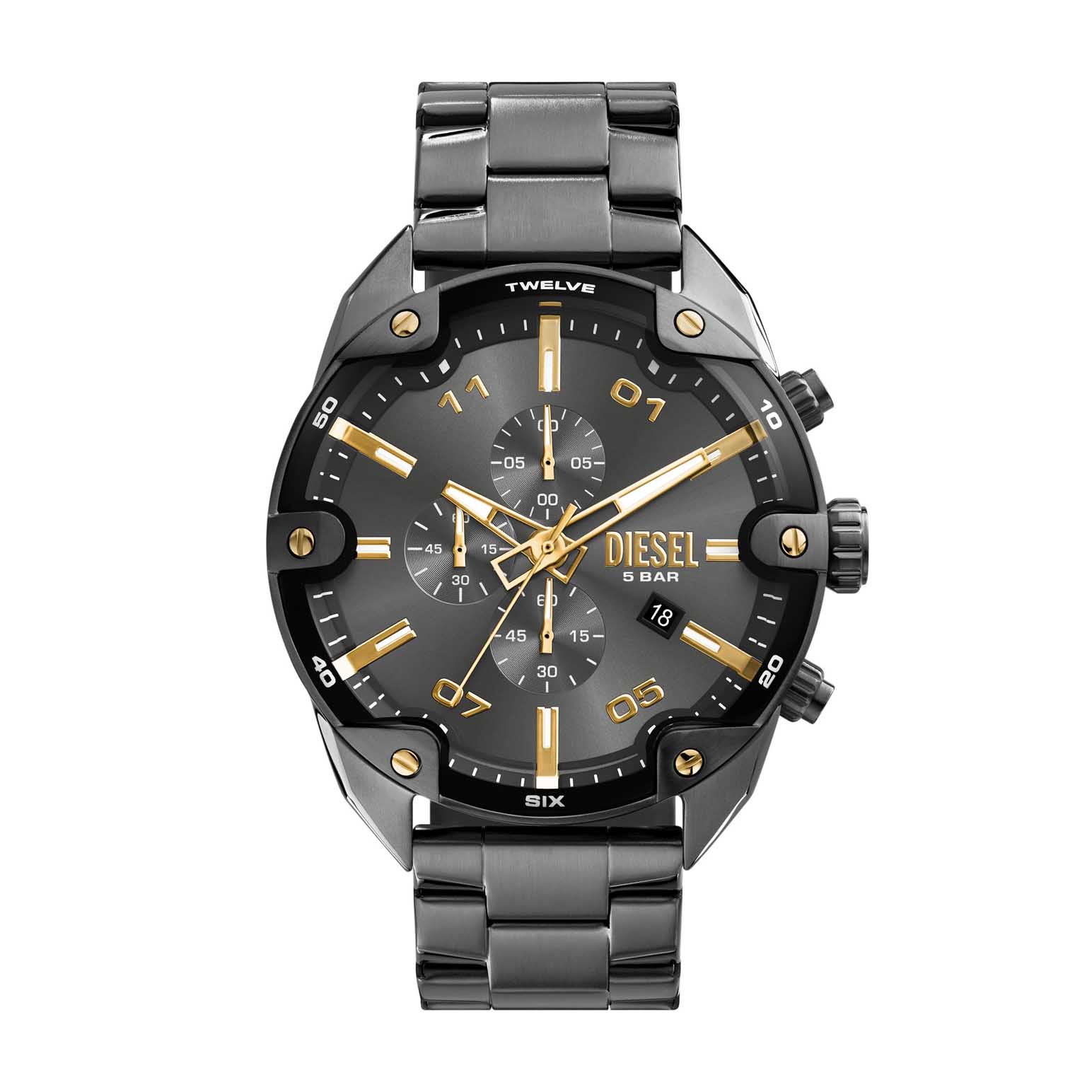 Diesel Spiked Chronograph Watch DZ4669
