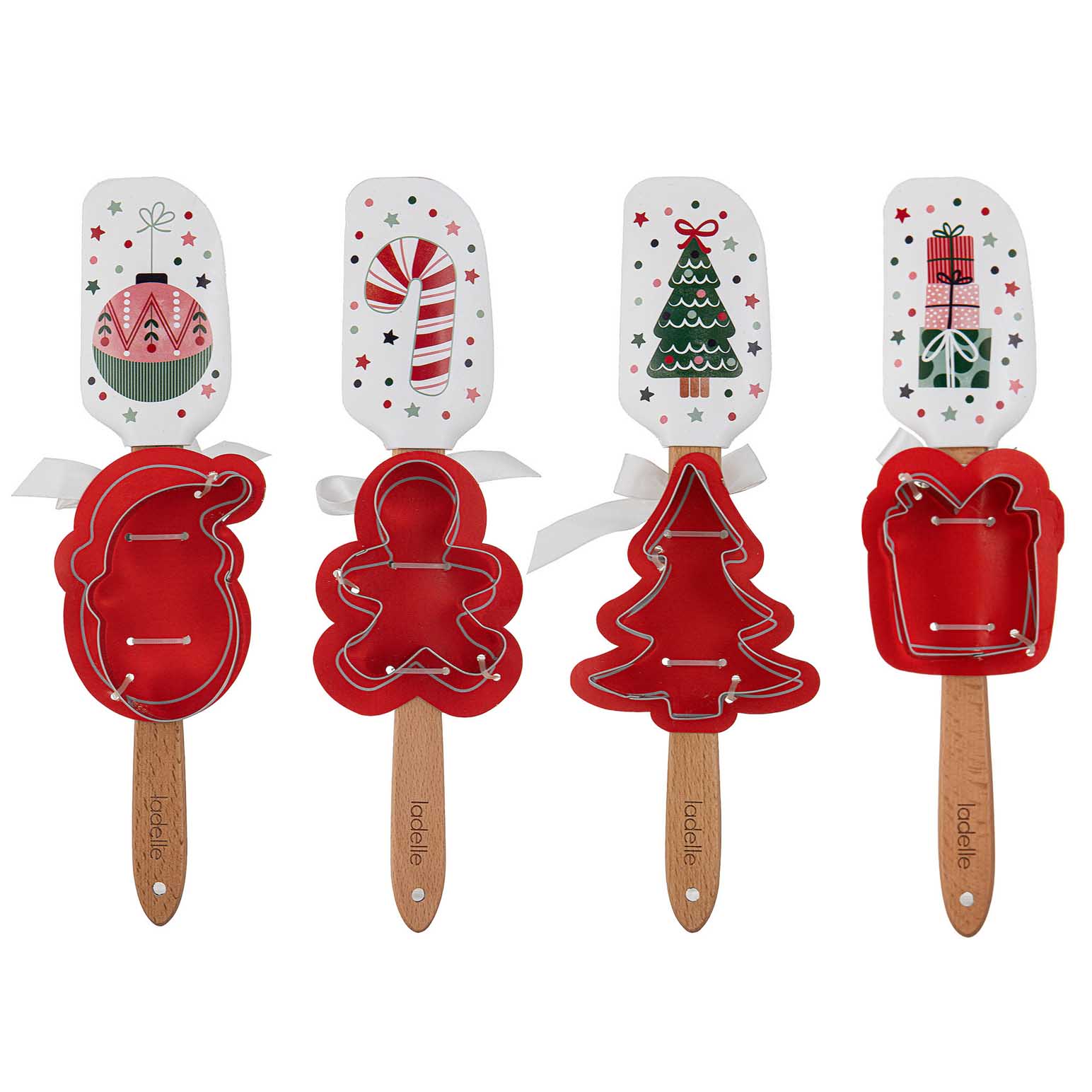 Ladelle Festive Fun Spatula & Cookie Cutter