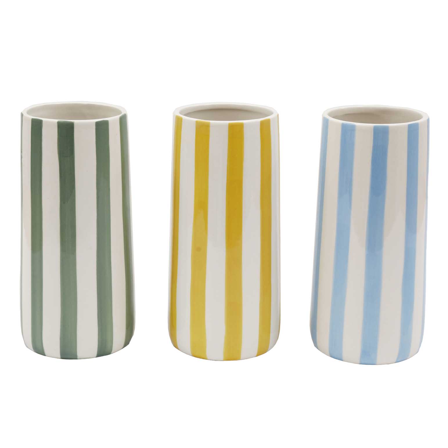 SIL Interiors Soleil Stripe Vase 11x21cm