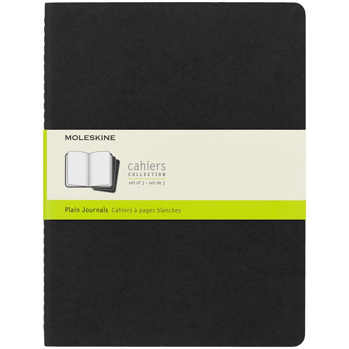 Moleskine Cahier Journals XL Plain Black
