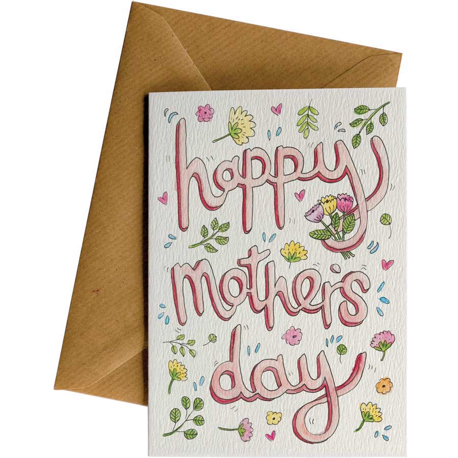 Little Difference Mother's Day Flowers Card