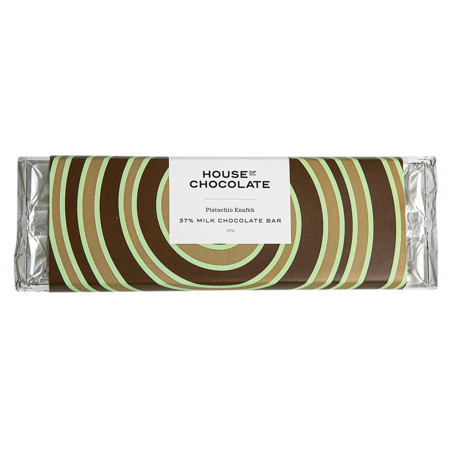 House of Chocolate Pistachio Knafeh Dubai Bar 220g