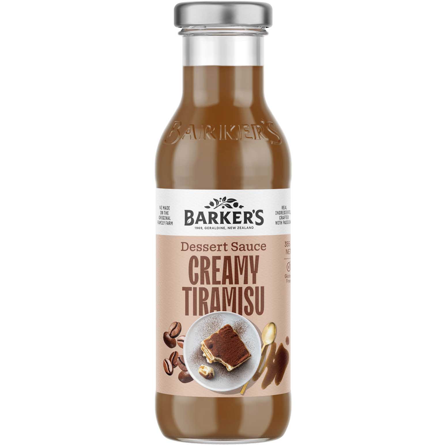 Barker's Creamy Tiramisu Dessert Sauce 365g