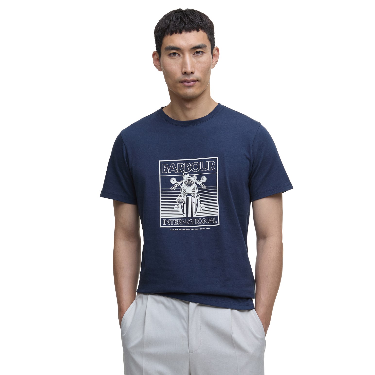 Barbour International Track Graphic T-Shirt
