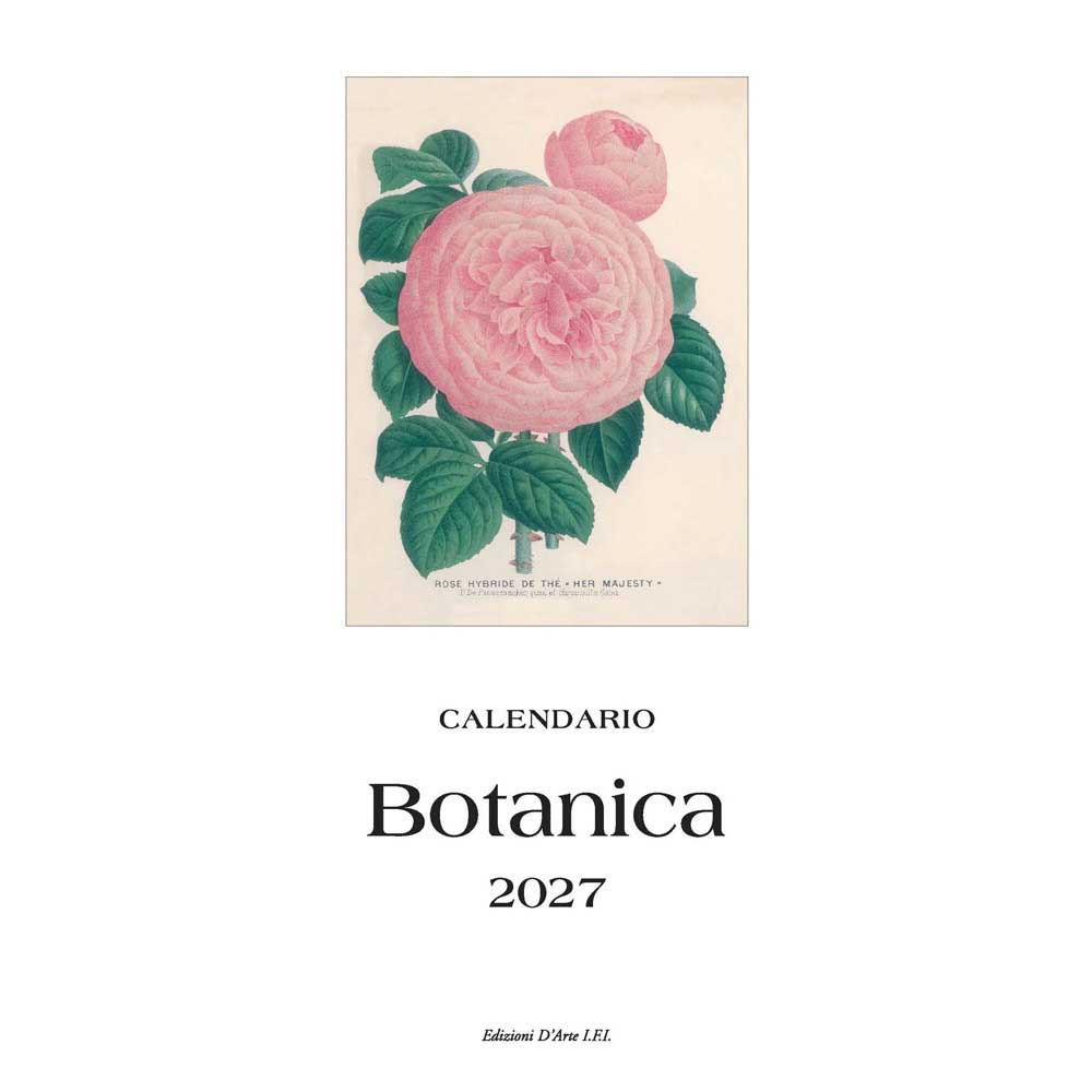 Istituto Fotocromo Botanica Italiano Slim Art Calendar 2027