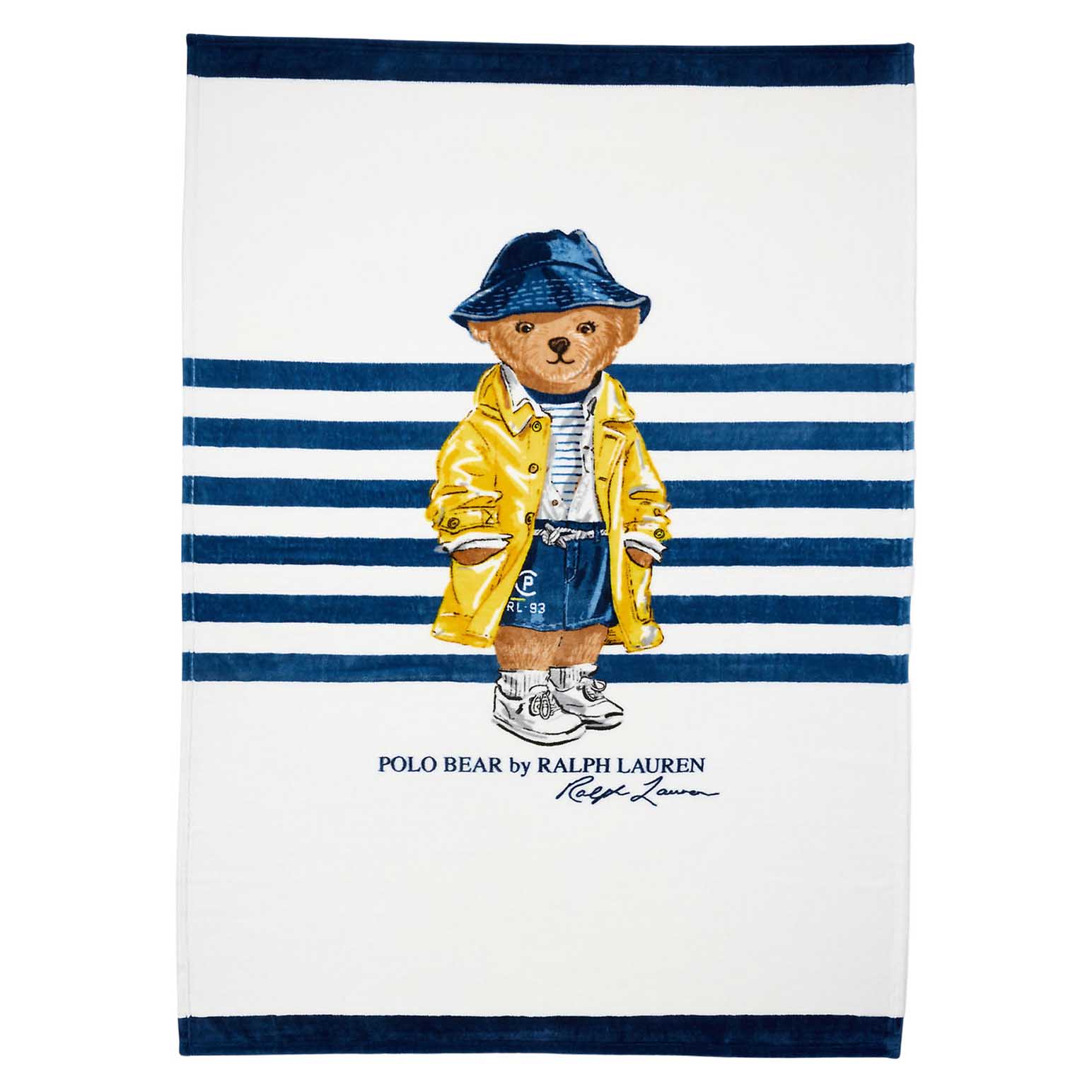 Polo Ralph Lauren Raincoat Polo Bear Throw Blanket