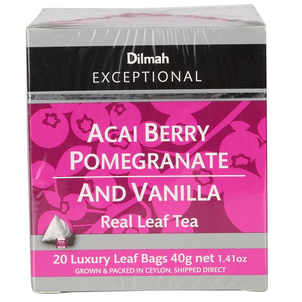 Dilmah Exceptional Acai Berry Pomegranate & Vanilla (Black) 20 Teabags