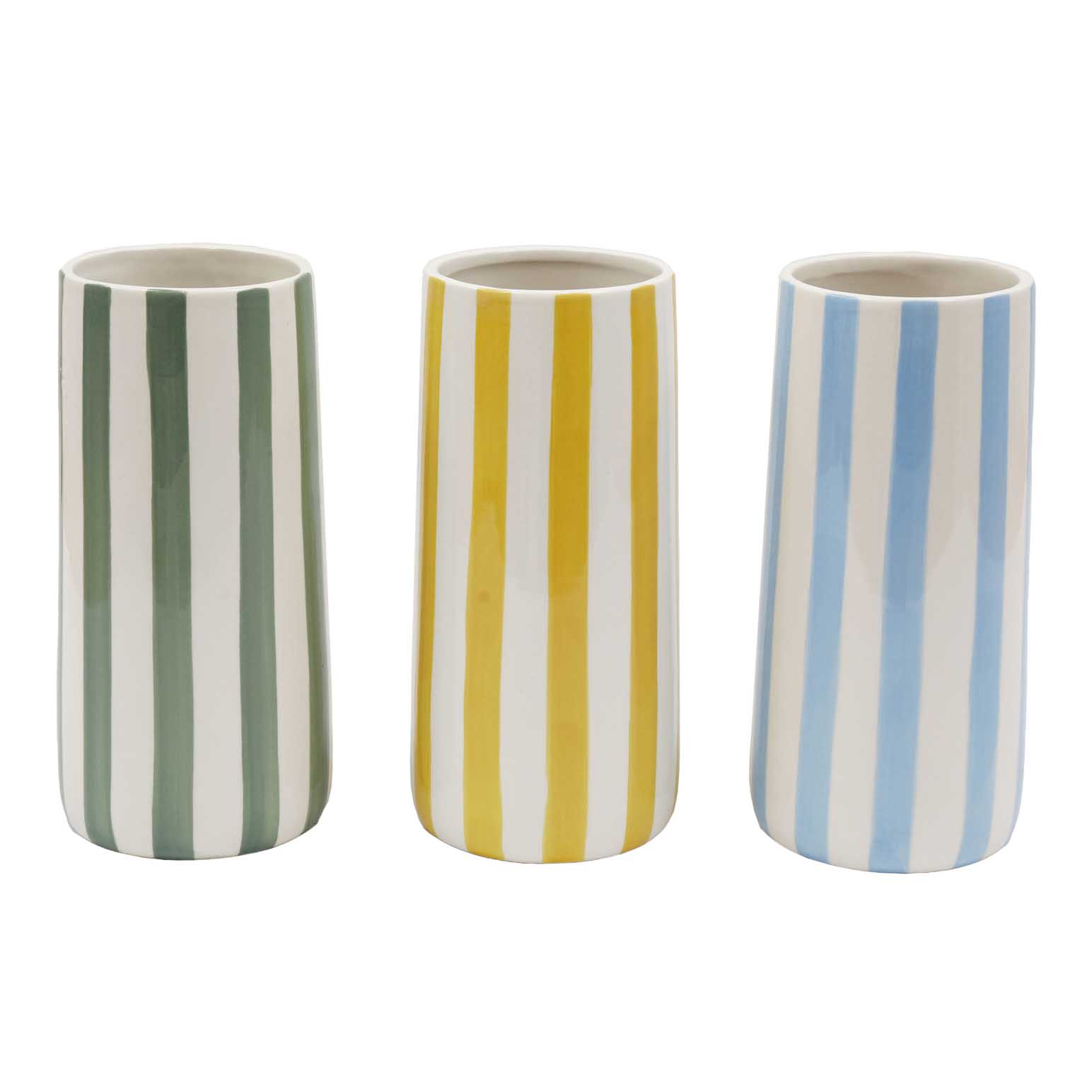 SIL Interiors Soleil Stripe Vase 11x21cm