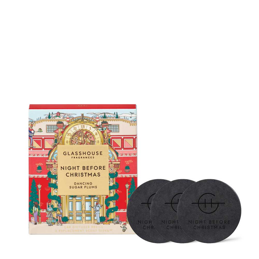 Glasshouse Fragrances Night Before Christmas 3 Replacement Scent Disks