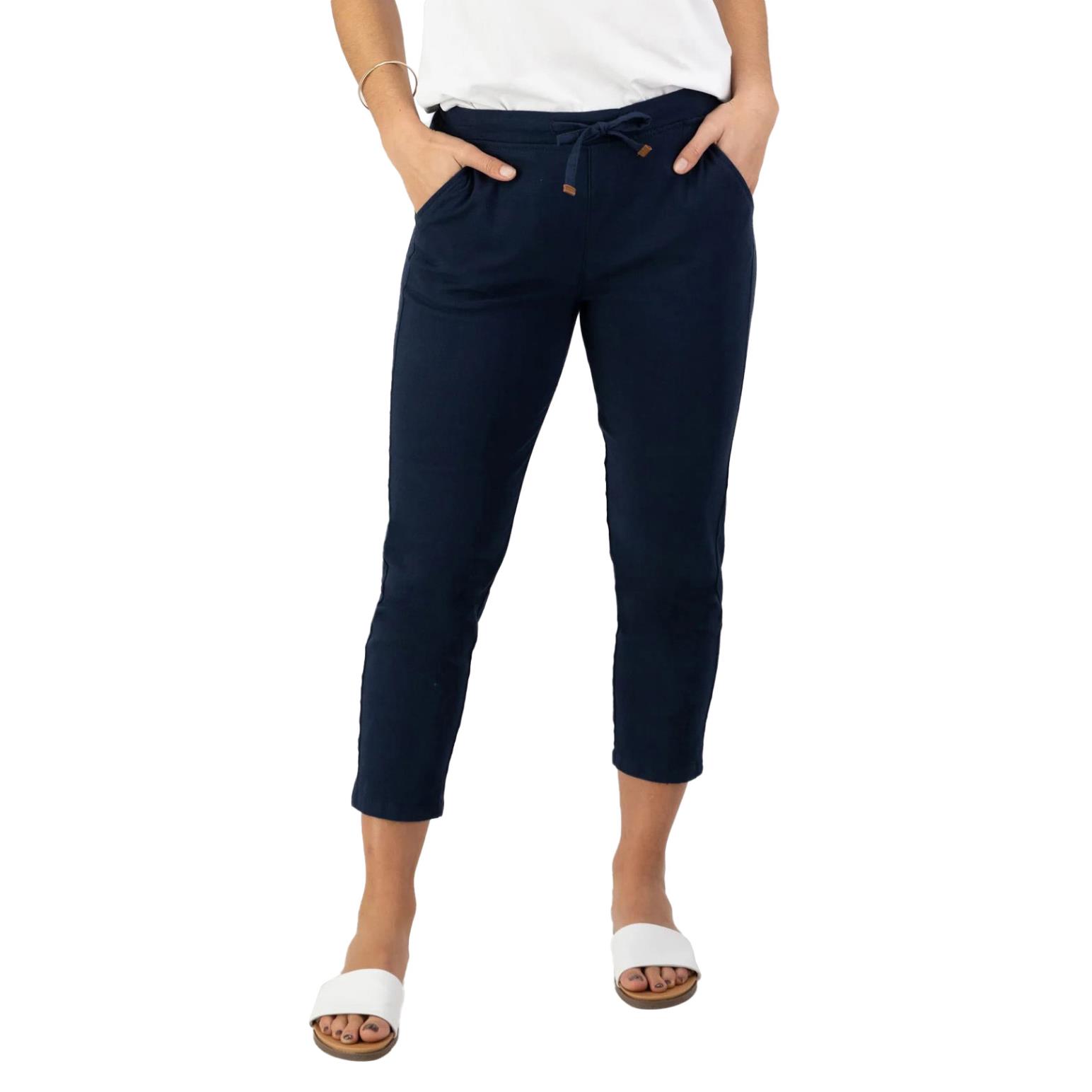 Vassalli 7/8 Length Elastic Waist Pant