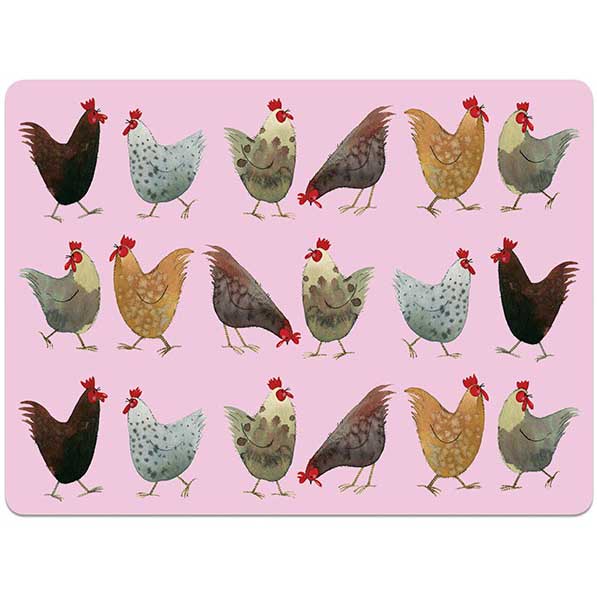 Alex Clark Chickens Placemat