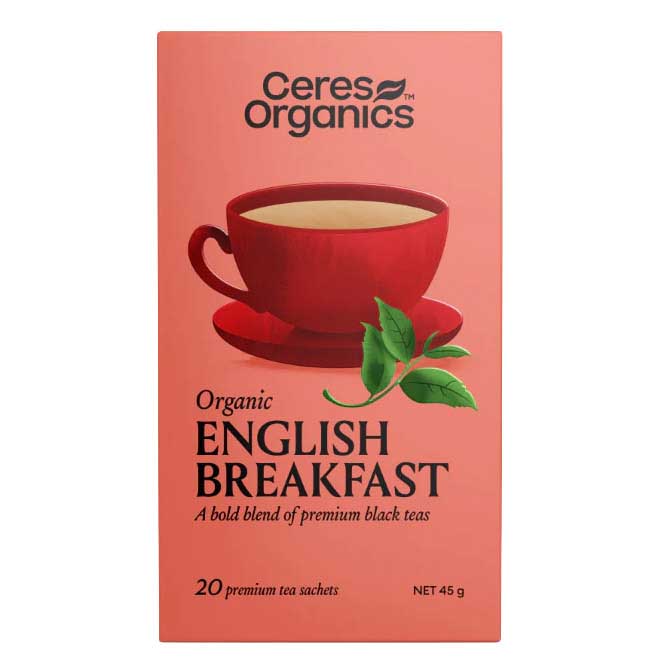 Ceres Organics English Breakfast Tea 20 Sachets