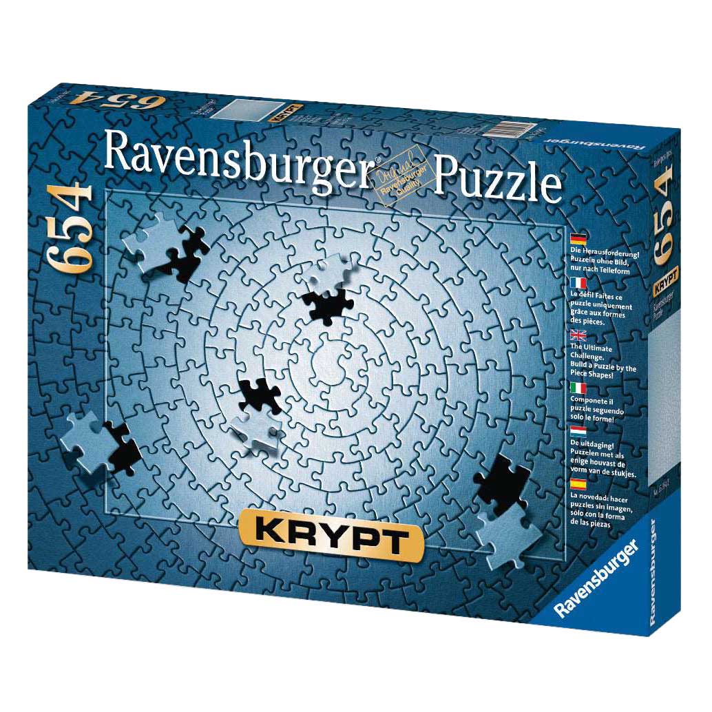 Ravensburger Krypt Silver Spiral Puzzle 654 Pieces