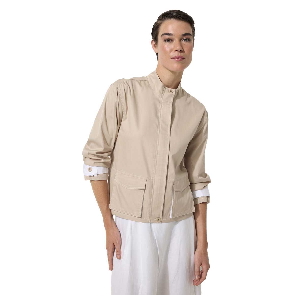Marco Polo Spliced Patch Pocket Jacket