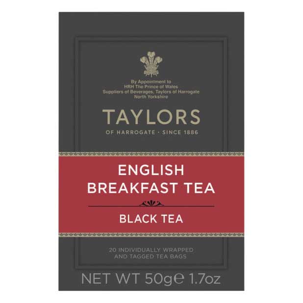 Taylors English Breakfast Tea Bags 20s 50g