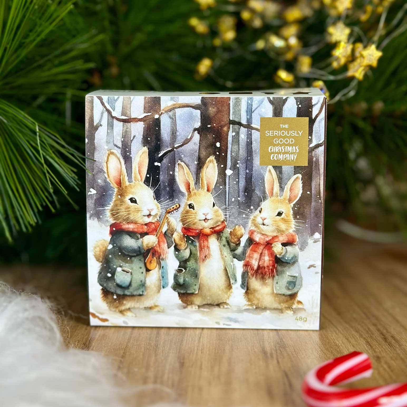 The Seriously Good Chocolate Co. Singing Bunnies 4Pc Chocolate Box