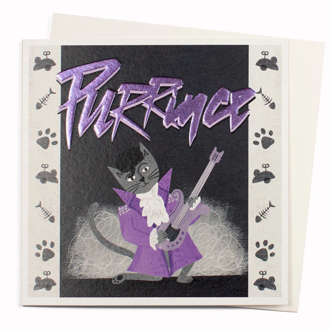 U Studio Purrince Card