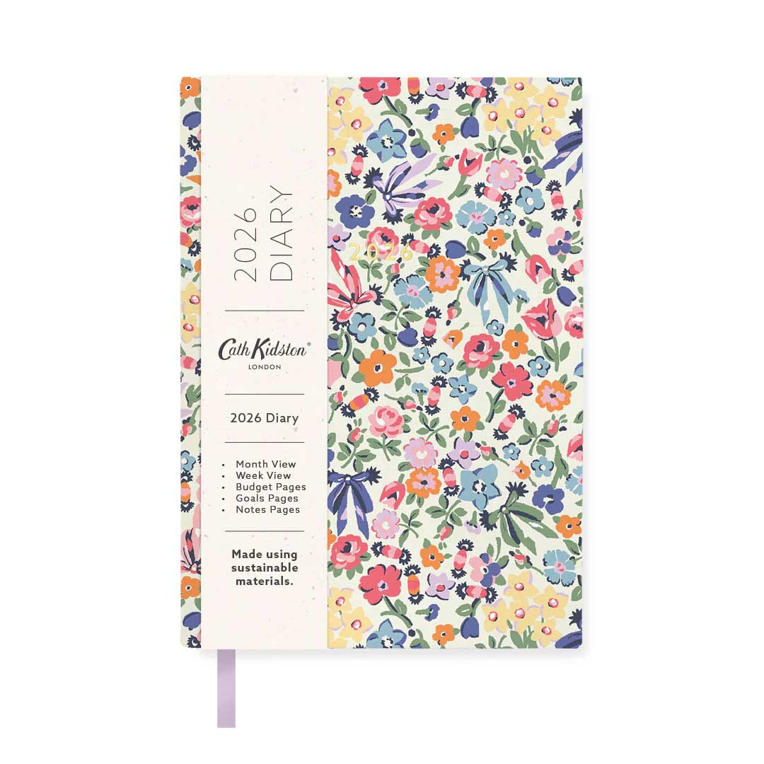 Cath Kidston 2026 Floral Ditsy A6 Linen Diary