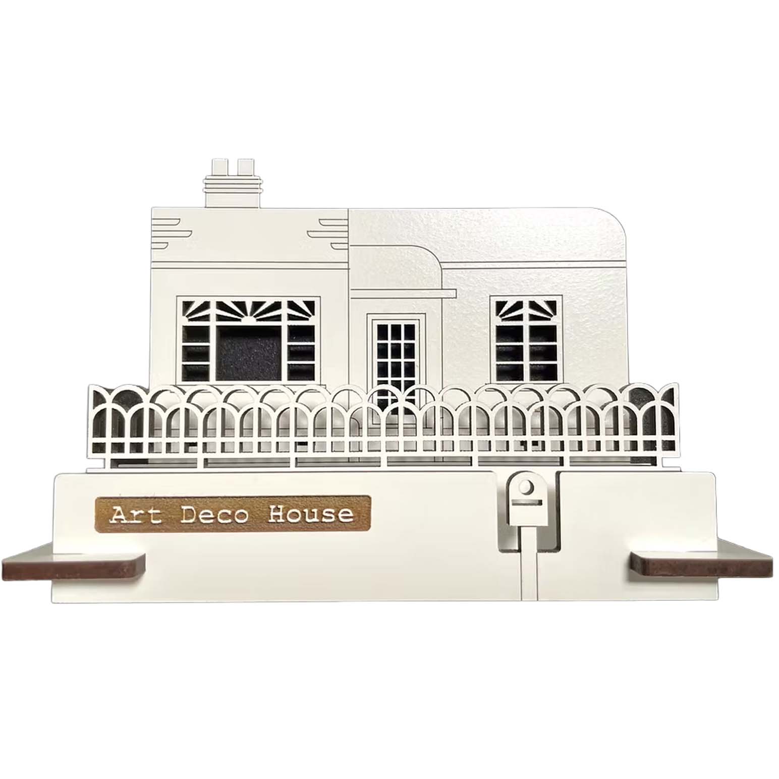 Abstract Designs A5 Flatpack Art Deco House
