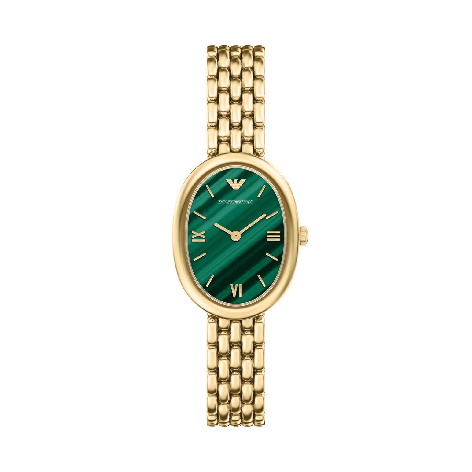 Emporio Armani Sinfonia Two-Hand Gold-Tone Stainless Steel Watch